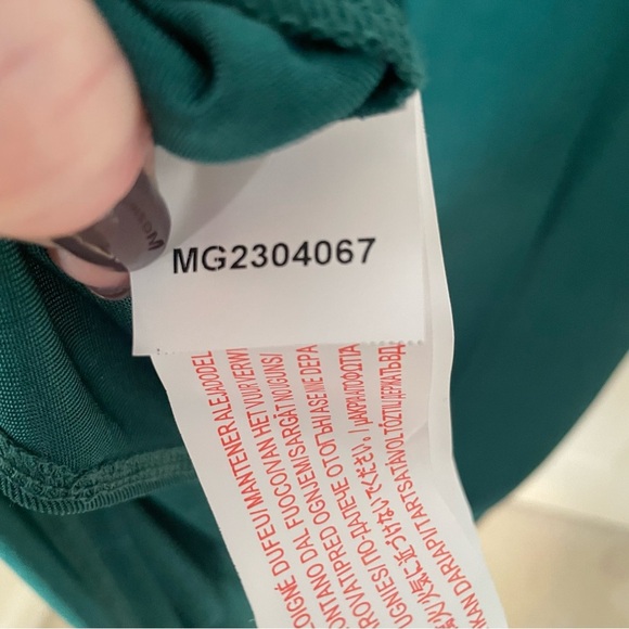 NWOT Mink Pink Alessia Midi Maxi Dress in Emerald Green Formal Party Cocktail - Picture 5 of 8